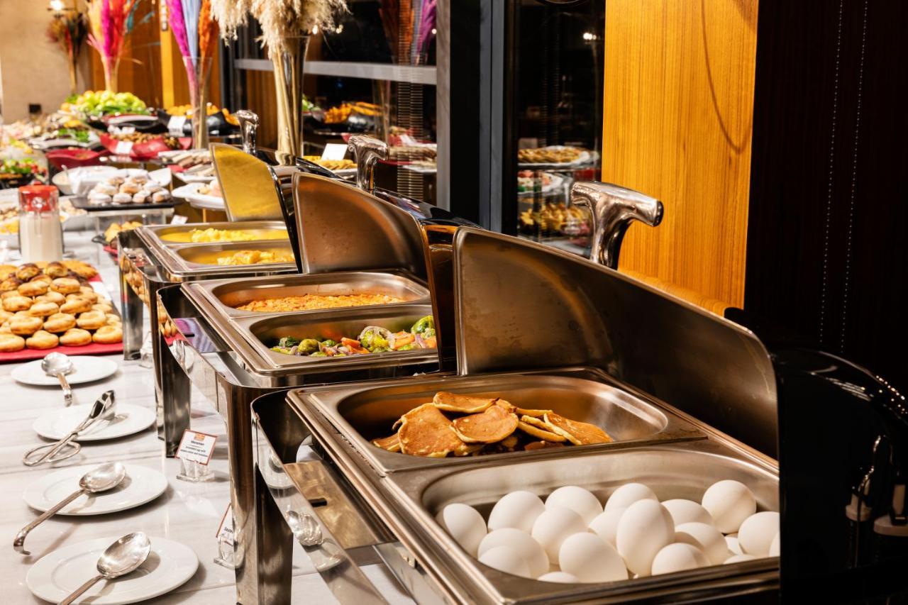 Demiray Hotel Old City Isztambul Kültér fotó A buffet